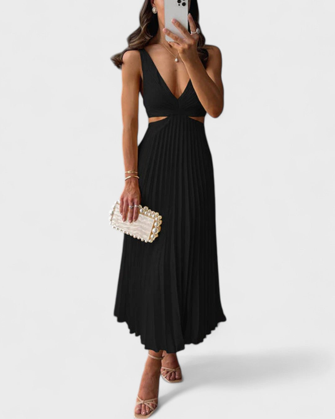 Elsa | Elegancka plisowana sukienka