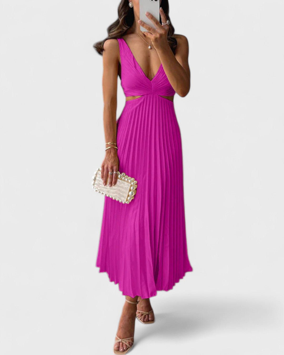 Elsa | Elegancka plisowana sukienka