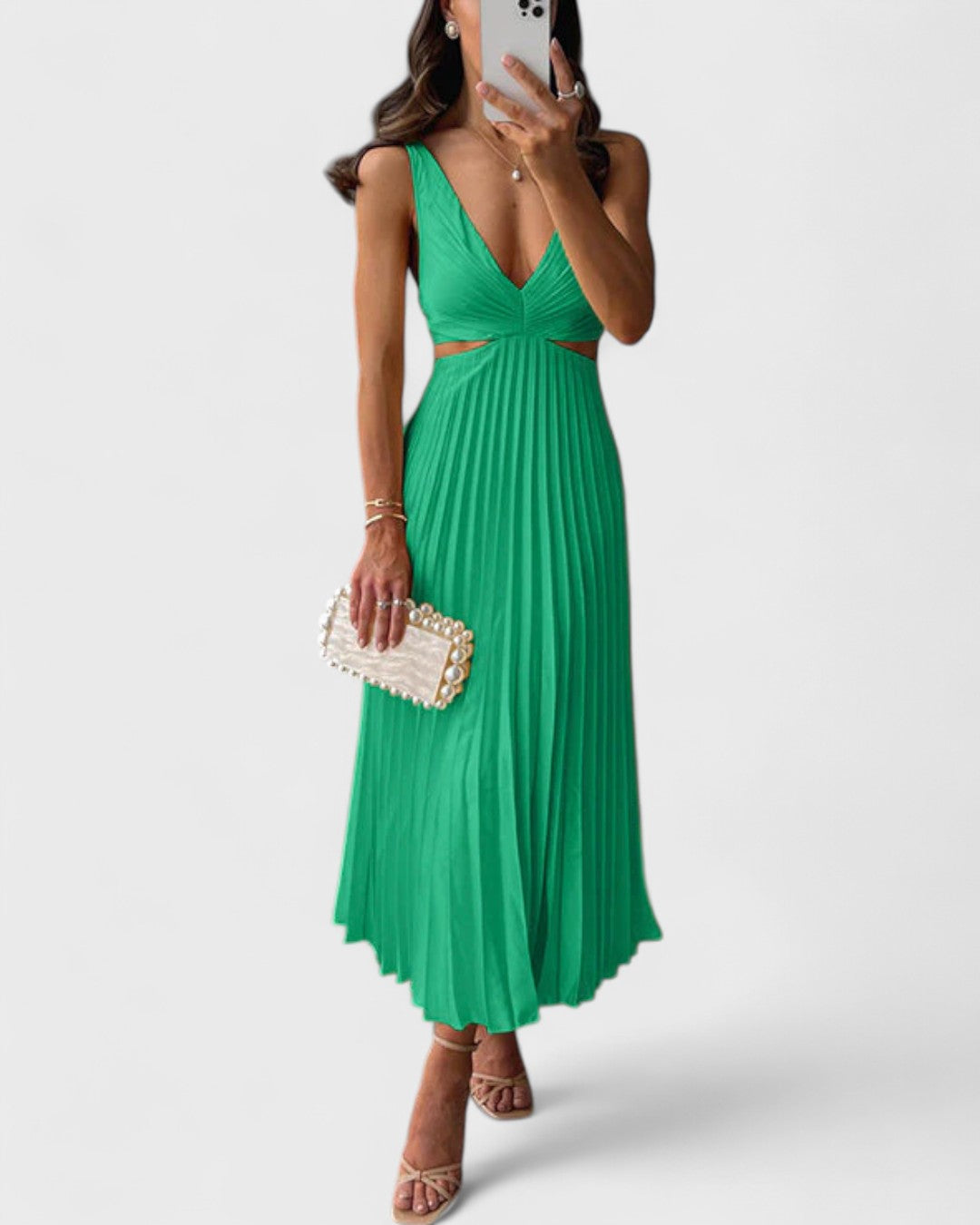 Elsa | Elegancka plisowana sukienka