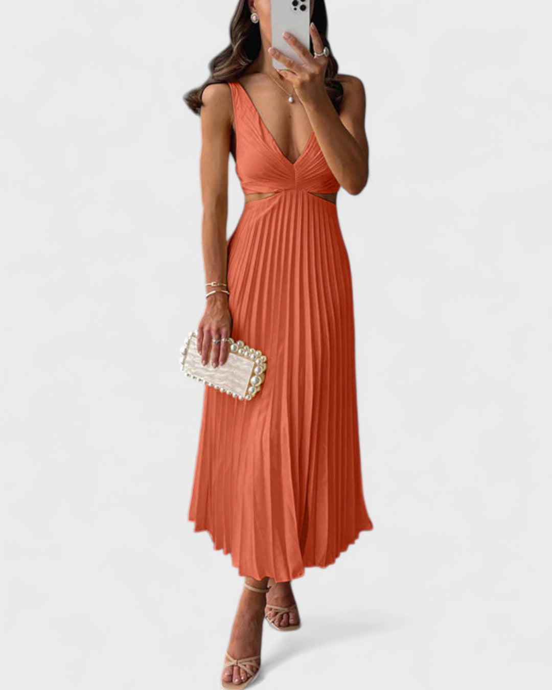 Elsa | Elegancka plisowana sukienka