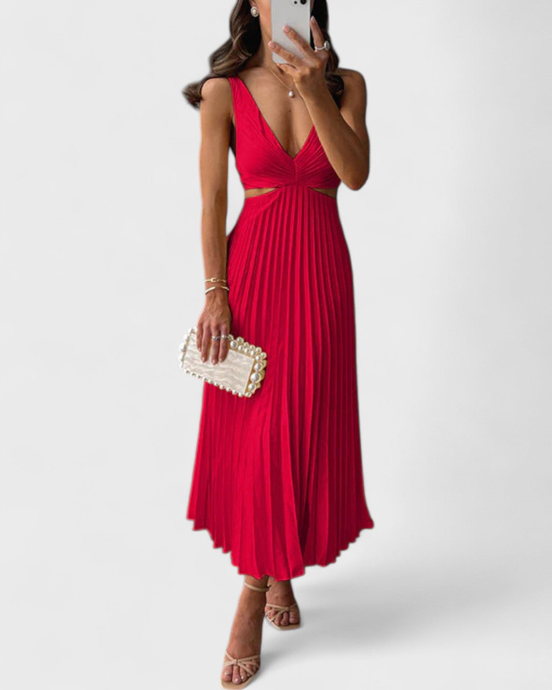 Elsa | Elegancka plisowana sukienka