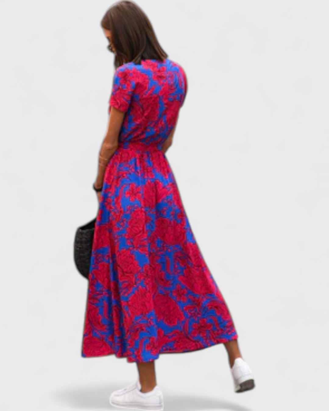 Lauri | Elegancka i wygodna sukienka w kwiaty