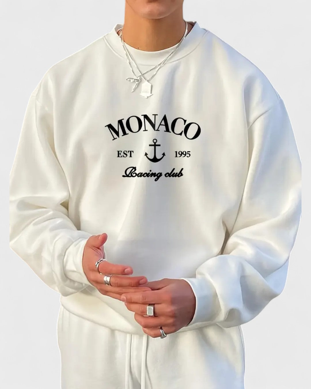Kacper | Bluza Monaco z dzianiny