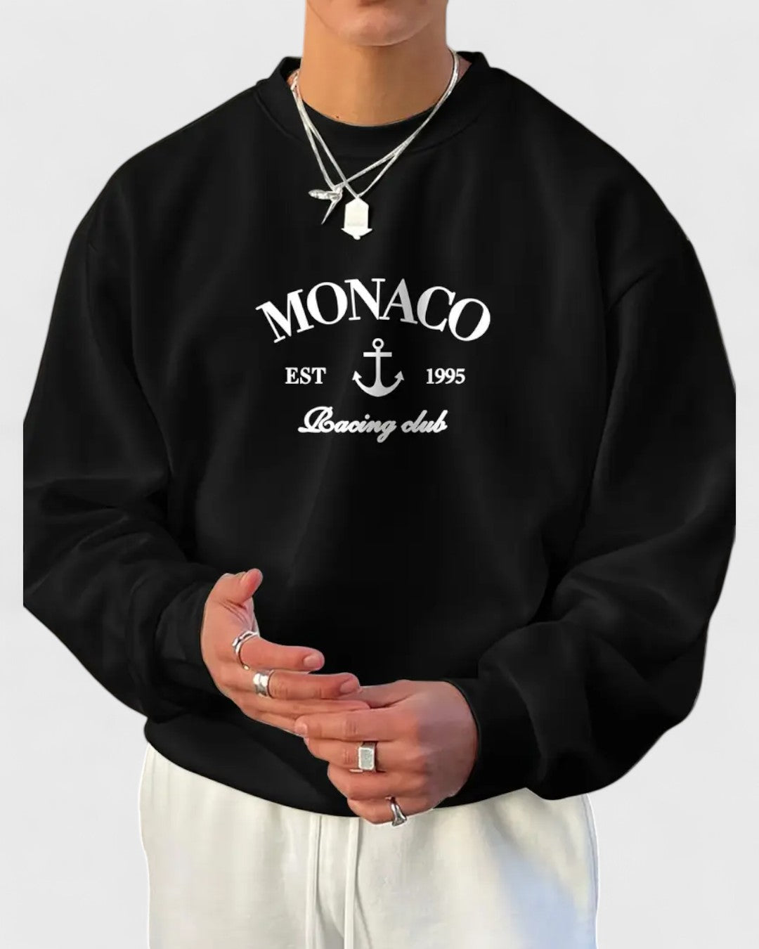 Kacper | Bluza Monaco z dzianiny