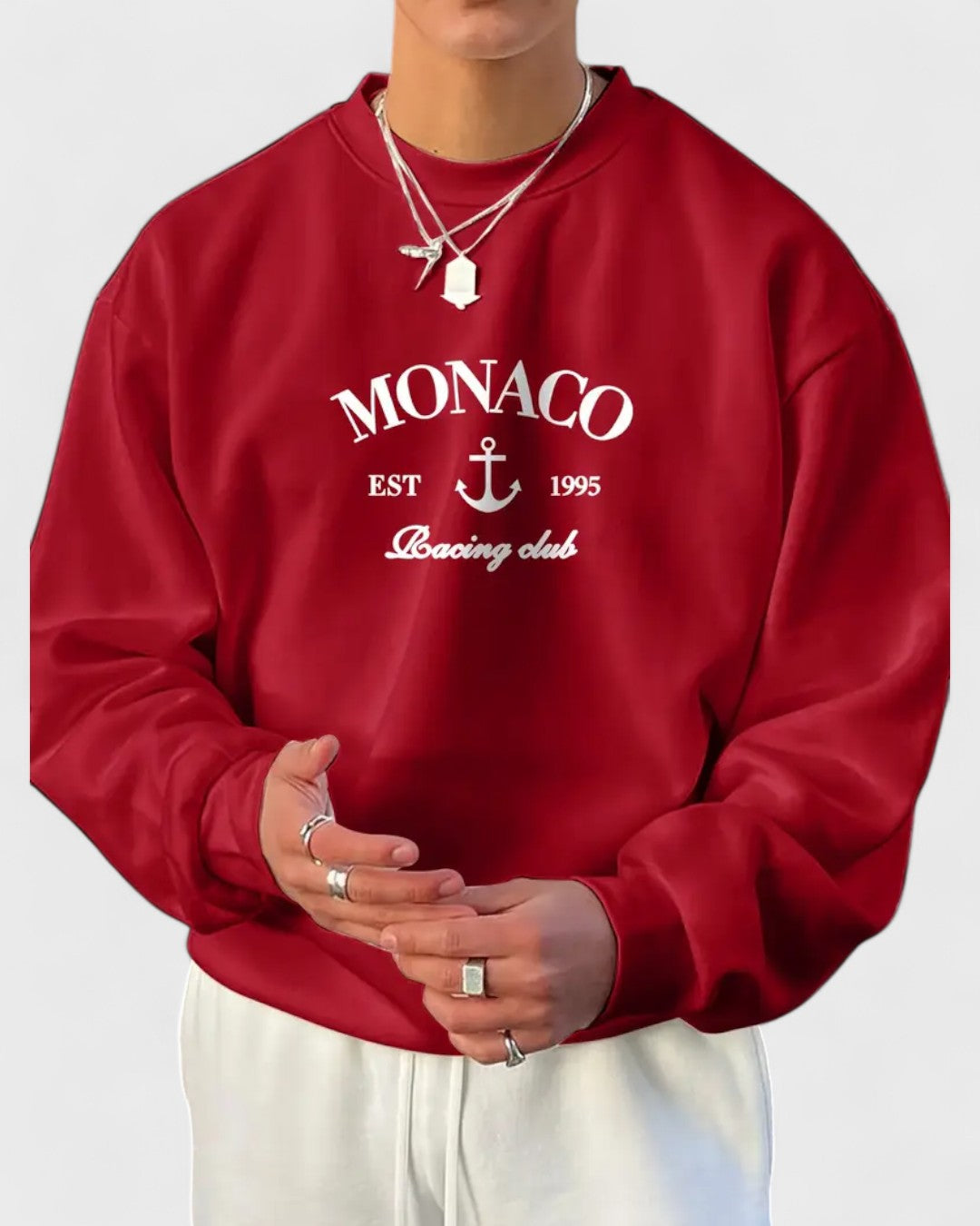 Kacper | Bluza Monaco z dzianiny